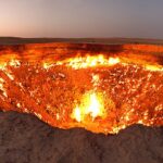 darvasa gas crater panorama